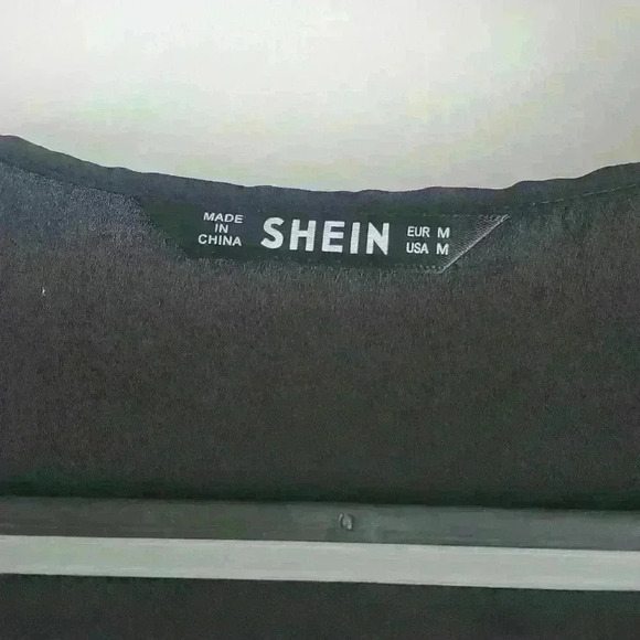 Black sheer cover up by Shein Sz med. - Picture 2 of 3